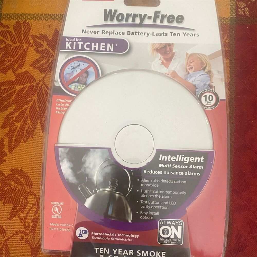 Kidde 10-Year Smoke & Carbon Monoxide Detector with Voice Alerts